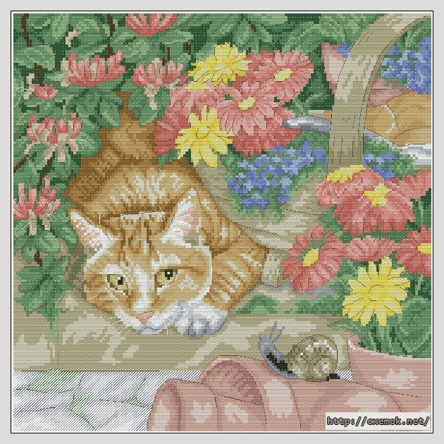 Download embroidery patterns by cross-stitch  - Curious, author 