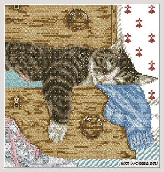 Download embroidery patterns by cross-stitch  - Fast off, author 