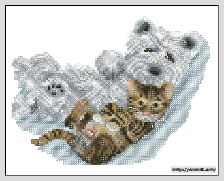 Download embroidery patterns by cross-stitch  - Tummy tickle time, author 