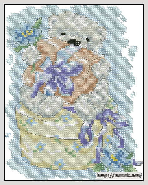 Download embroidery patterns by cross-stitch  - Bengry bear, author 