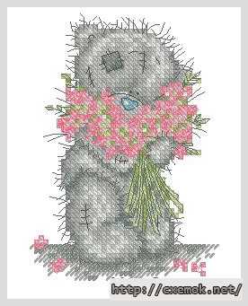 Download embroidery patterns by cross-stitch  - Букет с любовью