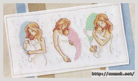 Download embroidery patterns by cross-stitch  - Mothers, author 