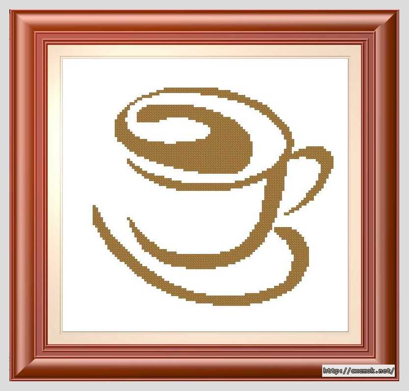 Download embroidery patterns by cross-stitch  - Карамельный капучино