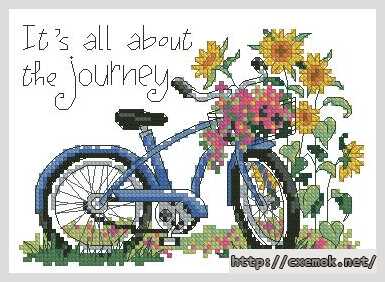 Download embroidery patterns by cross-stitch  - Путешествие