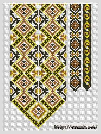 Download embroidery patterns by cross-stitch  - Узор для вишиванки