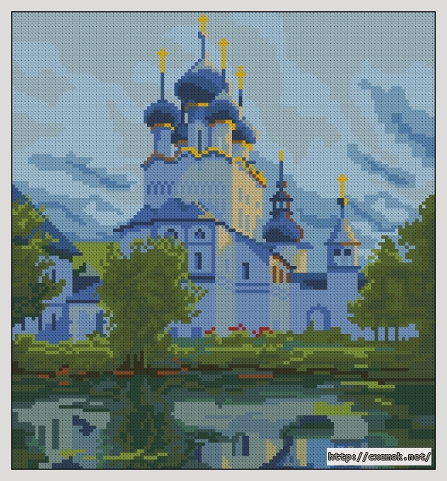 Download embroidery patterns by cross-stitch  - После дождя, author 