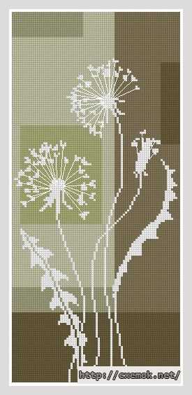 Download embroidery patterns by cross-stitch  - Одуванчики