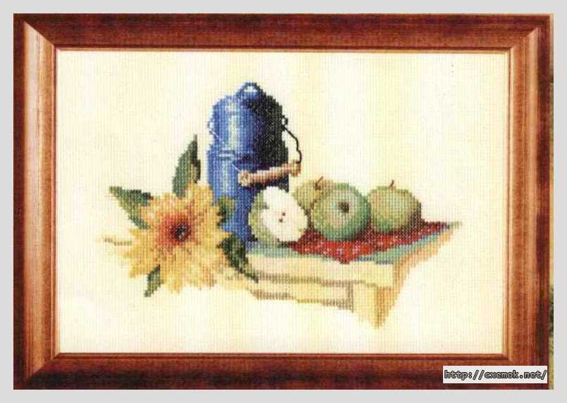 Download embroidery patterns by cross-stitch  - Утро