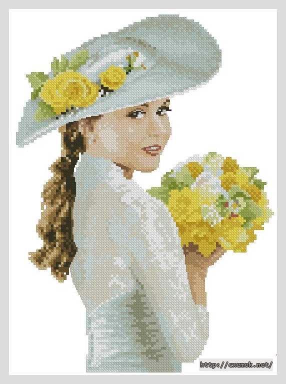 Download embroidery patterns by cross-stitch  - Алиса