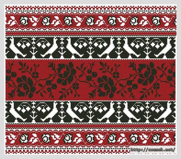 Download embroidery patterns by cross-stitch  - Рушник «дніпропетровські мотиви»