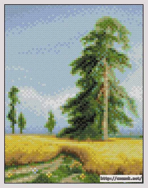 Download embroidery patterns by cross-stitch  - Rye small model, author 