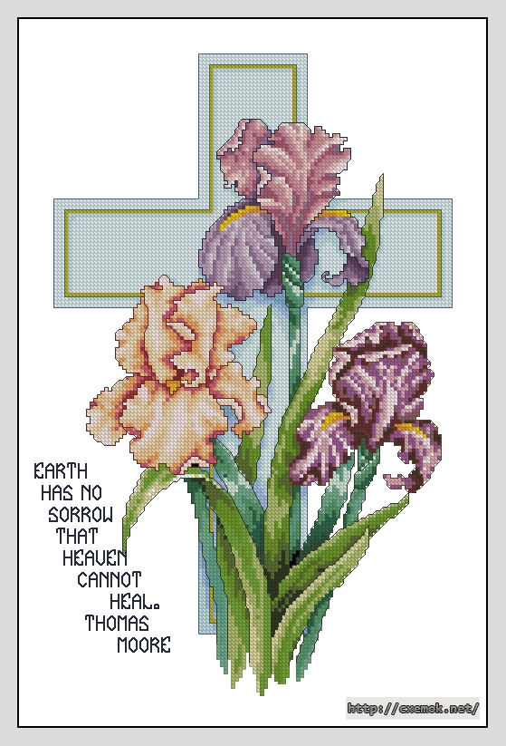 Download embroidery patterns by cross-stitch  - Heaven heals