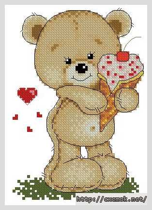 Download embroidery patterns by cross-stitch  - Лакомка