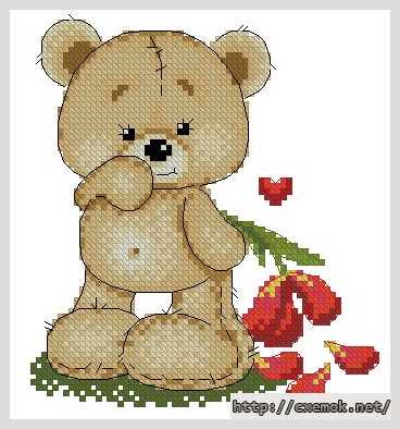 Download embroidery patterns by cross-stitch  - Люблю и скучаю