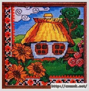 Download embroidery patterns by cross-stitch  - Квіти слобожанщини