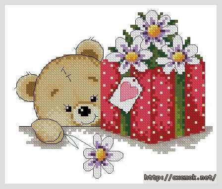 Download embroidery patterns by cross-stitch  - Тебе