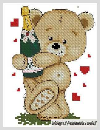 Download embroidery patterns by cross-stitch  - С праздником!