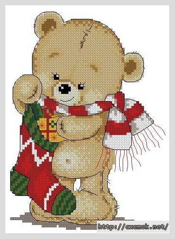 Download embroidery patterns by cross-stitch  - С рождеством!