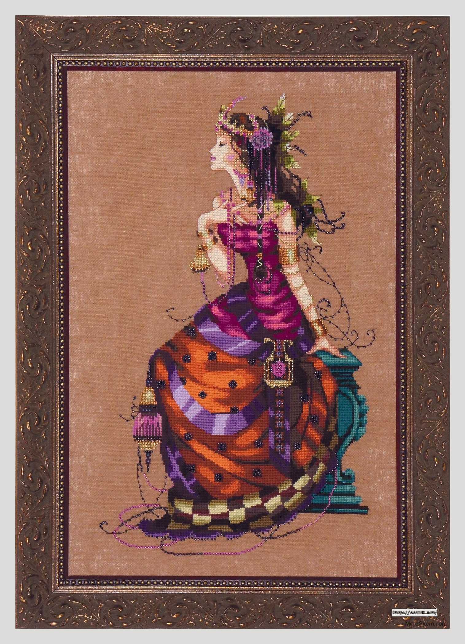 Download embroidery patterns by cross-stitch  - Королева цыган