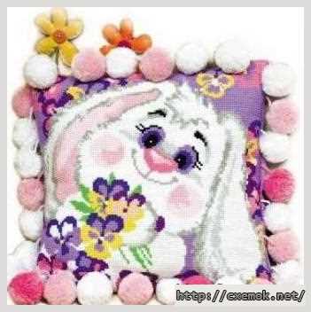 Download embroidery patterns by cross-stitch  - Кролик