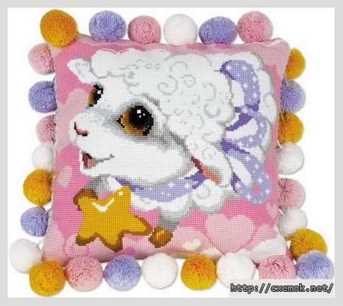 Download embroidery patterns by cross-stitch  - Овечка