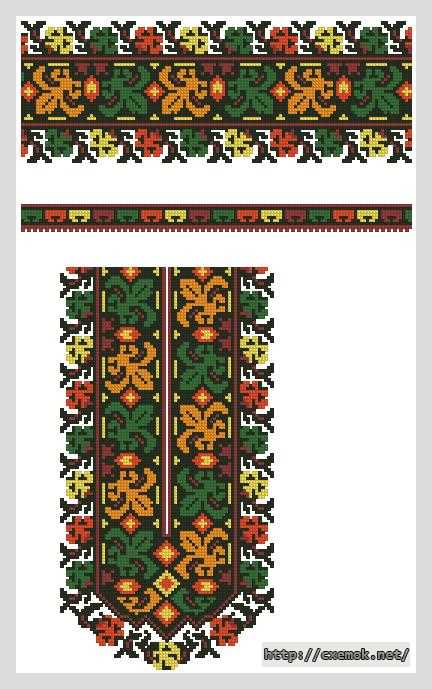 Download embroidery patterns by cross-stitch  - Вышиванка (борщевские вышиванки)