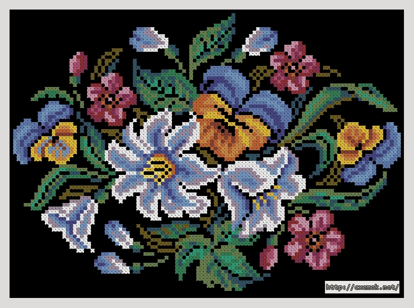 Download embroidery patterns by cross-stitch  - Мерцание, author 