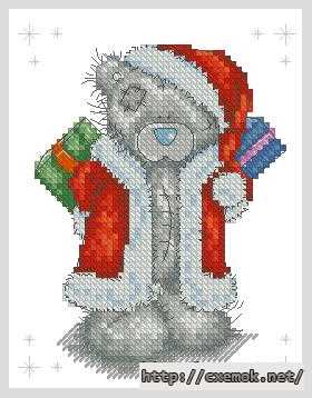 Download embroidery patterns by cross-stitch  - Рождественские подарки