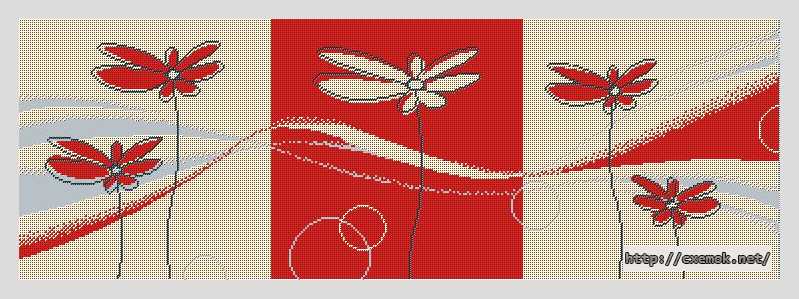 Download embroidery patterns by cross-stitch  - Декоративное панно