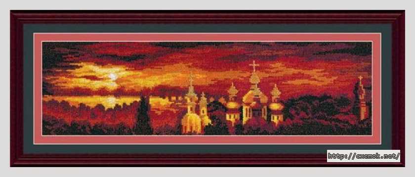Download embroidery patterns by cross-stitch  - Закат
