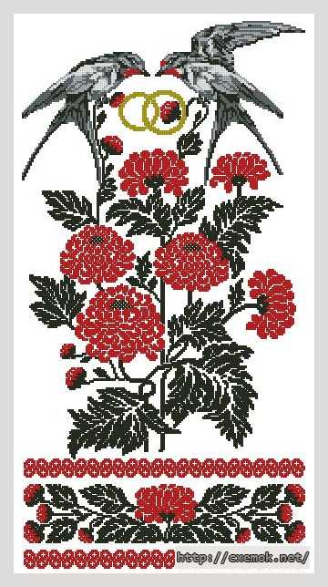 Download embroidery patterns by cross-stitch  - Хай квітне щастя!