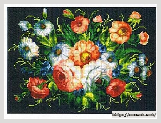 Download embroidery patterns by cross-stitch  - Ц-409 жостовский мотив, author 