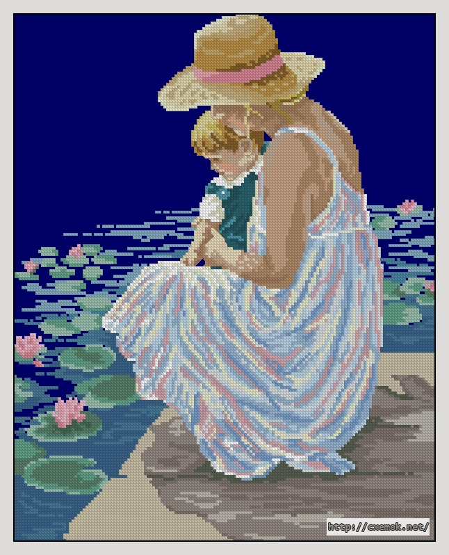 Download embroidery patterns by cross-stitch  - A time to remember, author 