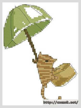 Download embroidery patterns by cross-stitch  - Поездка