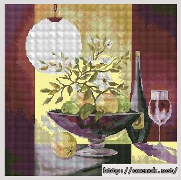 Download embroidery patterns by cross-stitch  - Натюрморт, author 