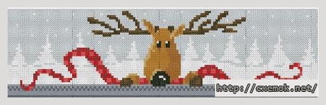Download embroidery patterns by cross-stitch  - Олень, author 