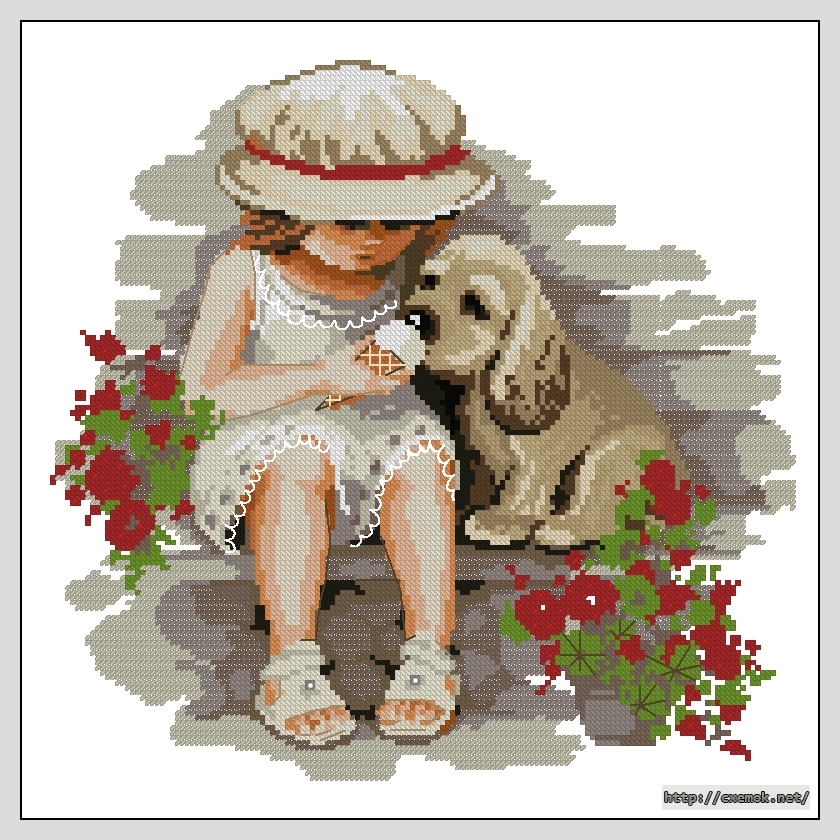 Download embroidery patterns by cross-stitch  - Сладкоежки, author 