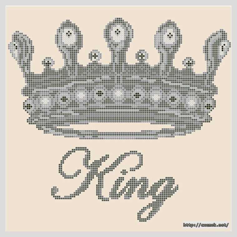 Download embroidery patterns by cross-stitch  - Корона короля