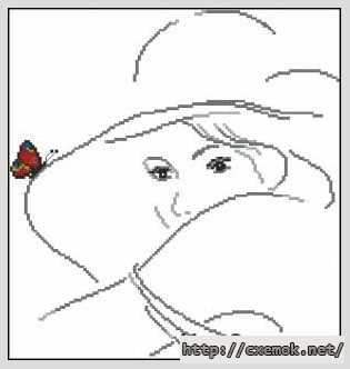 Download embroidery patterns by cross-stitch  - Легкая, как ветер