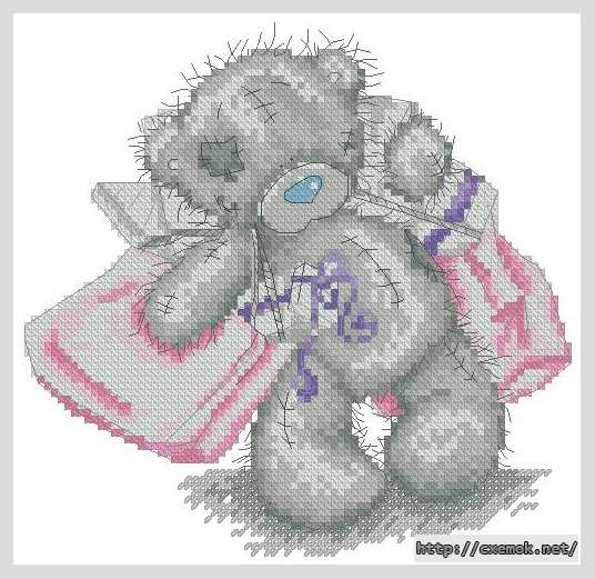 Download embroidery patterns by cross-stitch  - С подарками