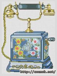 Download embroidery patterns by cross-stitch  - Телефон