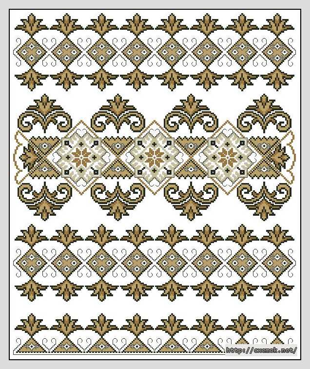 Download embroidery patterns by cross-stitch  - Рушник 5