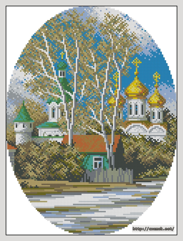 Download embroidery patterns by cross-stitch  - Осень, author 