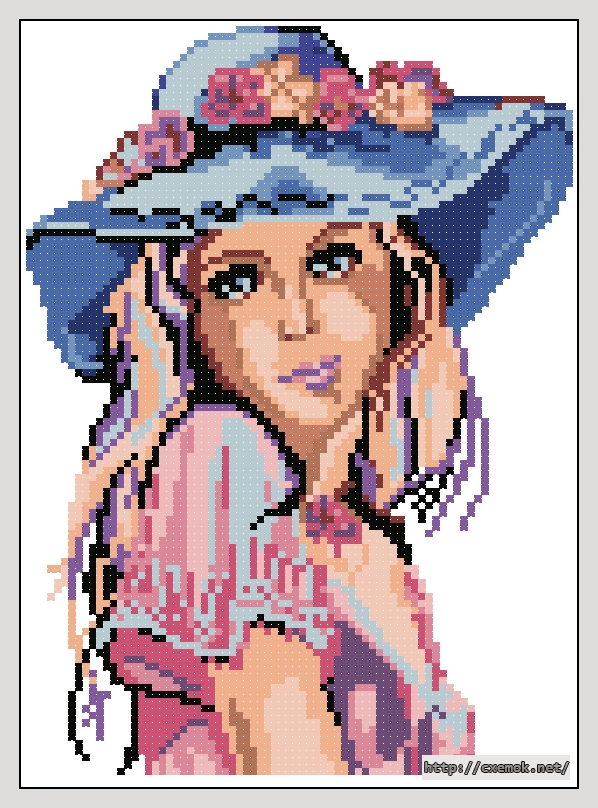 Download embroidery patterns by cross-stitch  - Анастасия, author 