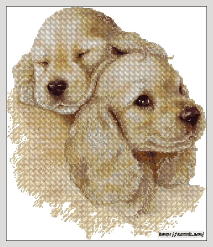 Download embroidery patterns by cross-stitch  - Милая парочка, author 