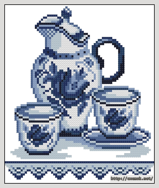 Download embroidery patterns by cross-stitch  - Молочный набор, author 