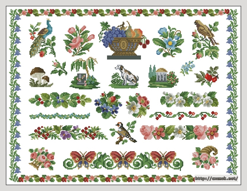 Download embroidery patterns by cross-stitch  - Sampler - 2012, author 