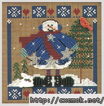 Download embroidery patterns by cross-stitch  - Mr. winter wooly, author 