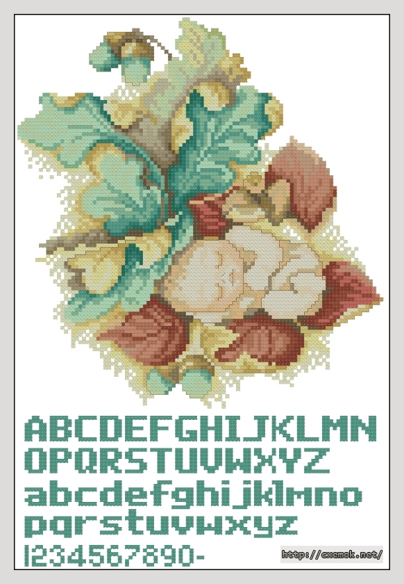 Download embroidery patterns by cross-stitch  - Autumn child, author 