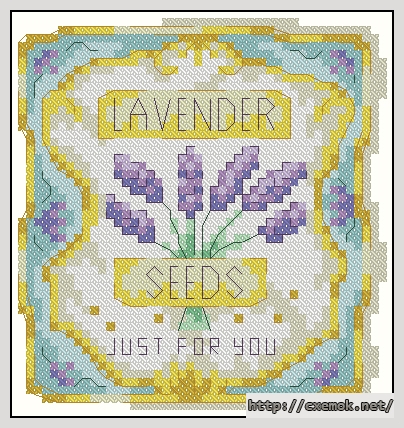 Download embroidery patterns by cross-stitch  - Just for you, author 